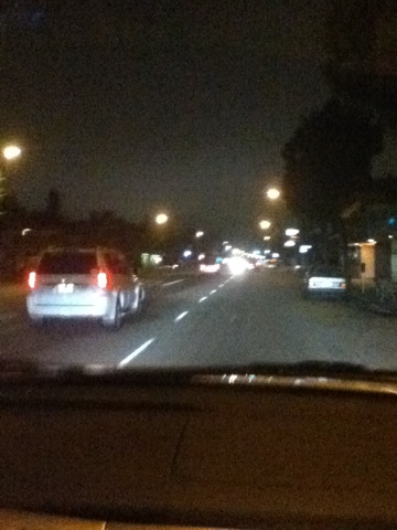 Bam Bam driving